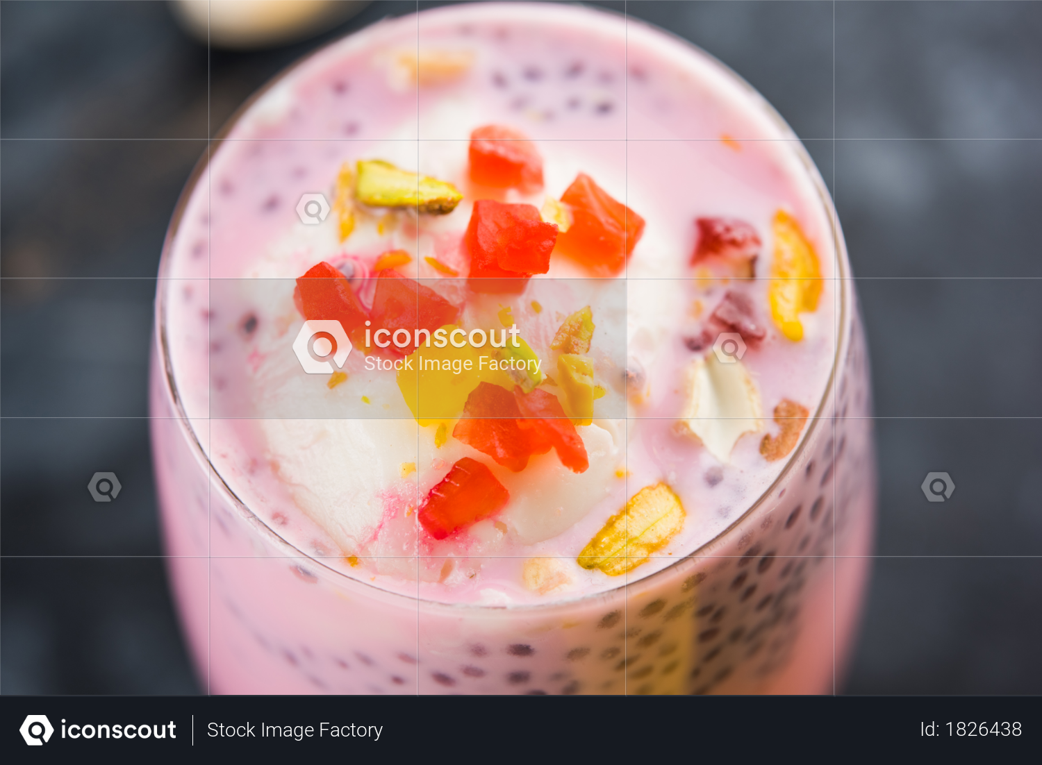 premium falooda or faluda is a popular indian dessert strawberry flavoured which has ice cream noodles sweet basil seeds and nuts selective focus photo download in png jpg format premium falooda or faluda is a popular indian dessert strawberry flavoured which has ice cream noodles sweet basil seeds and nuts selective focus