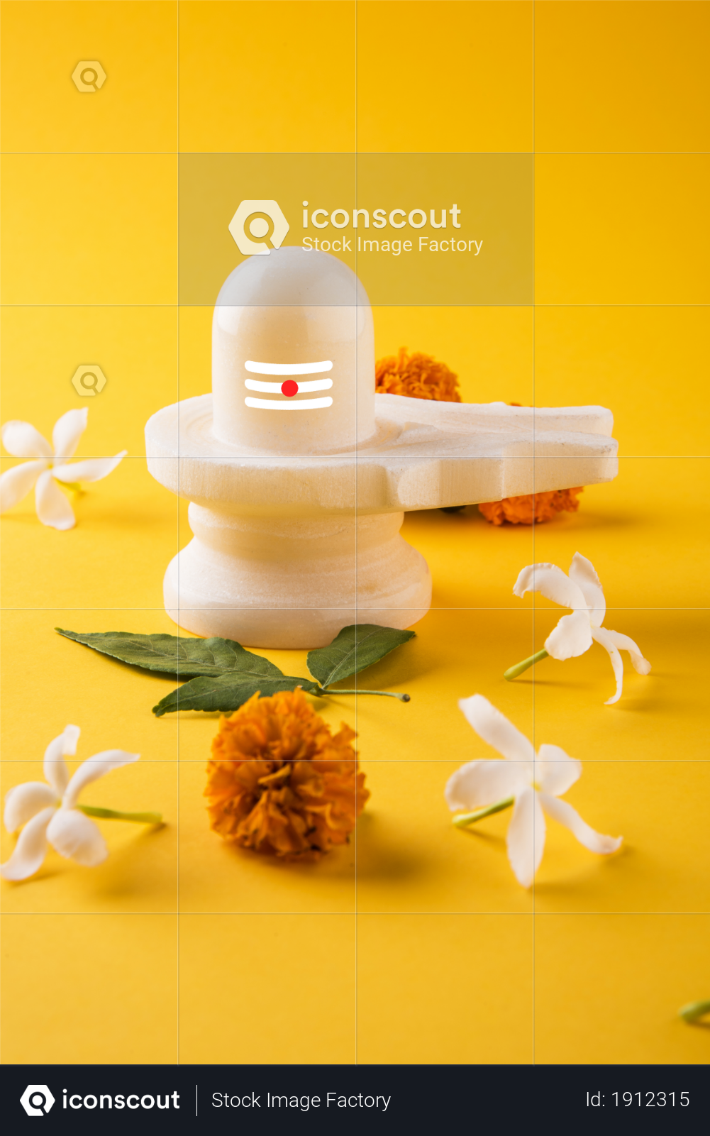 premium maha shivaratri concept with shiva linga and flowers with haldi kumkum photo download in png jpg format iconscout