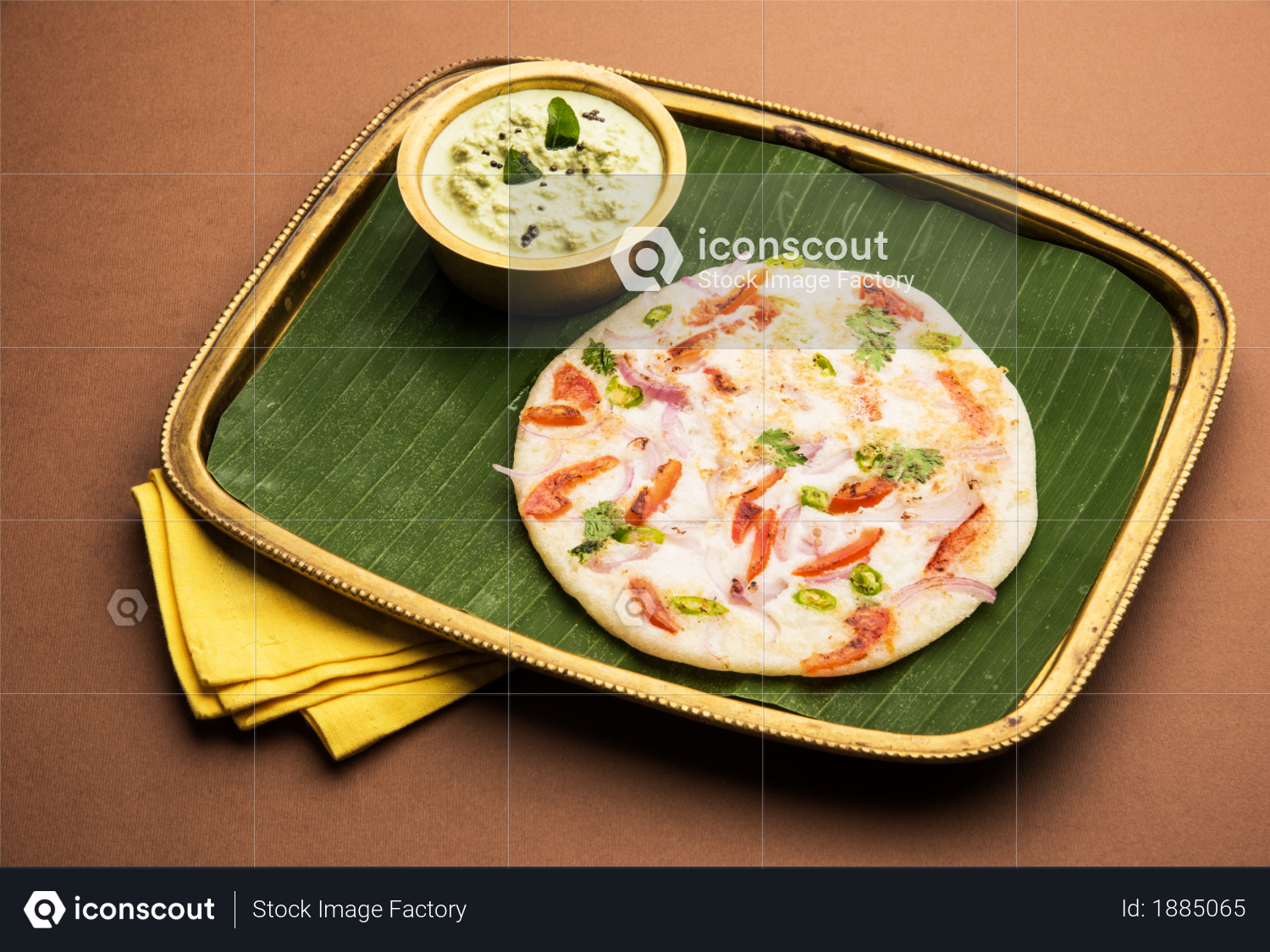 premium south indian food uttapam or ooththappam or uthappa is a dosa like dish made by cooking ingredients in a batter served with coconut chutney green chutney and sambar photo download in png iconscout