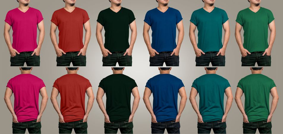 Download Premium Various Color Of T-shirt Mockup Photo download in ...